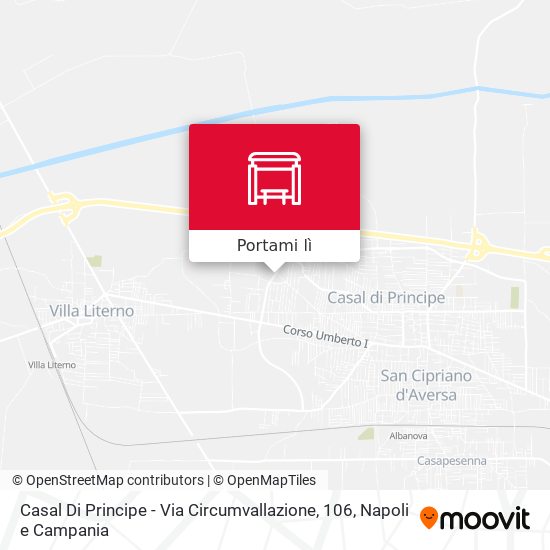 Mappa Casal Di Principe - Via Circumvallazione, 106