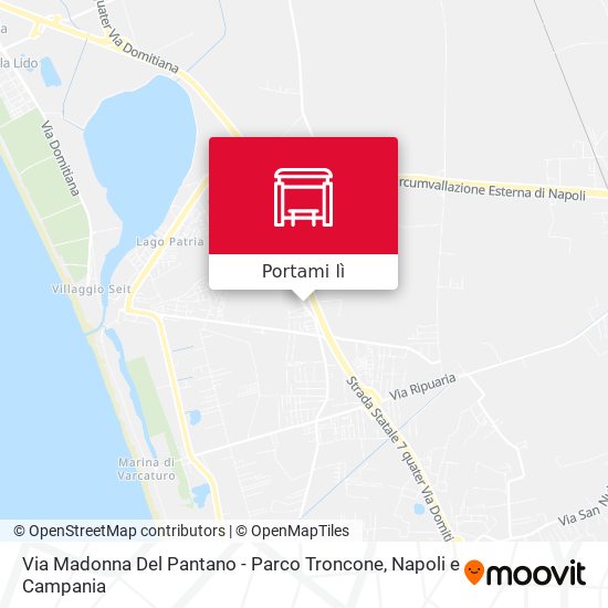 Mappa Via Madonna Del Pantano - Parco Troncone