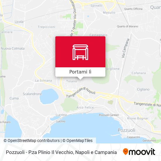 Mappa Pozzuoli - P.za Plinio Il Vecchio