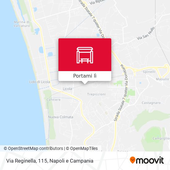 Mappa Via Reginella, 115