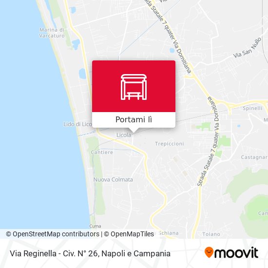 Mappa Via Reginella - Civ. N° 26