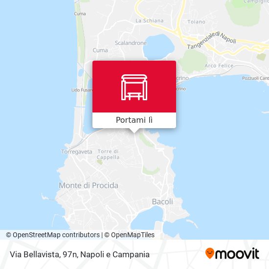 Mappa Via Bellavista, 97n