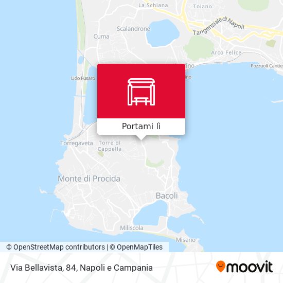 Mappa Via Bellavista, 84
