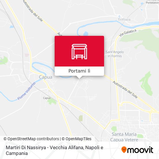 Mappa Martiri Di Nassirya - Vecchia Alifana