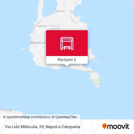 Mappa Via Lido Miliscola, 39