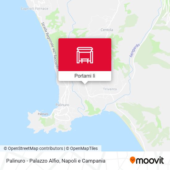 Mappa Palinuro - Palazzo Alfio