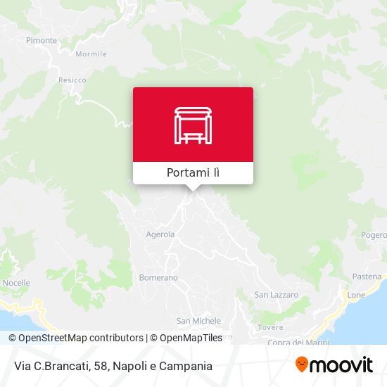 Mappa Via C.Brancati, 58
