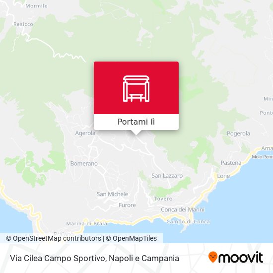 Mappa Via Cilea Campo Sportivo