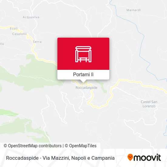 Mappa Roccadaspide - Via Mazzini