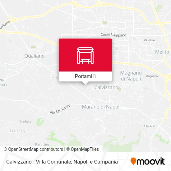 Mappa Calvizzano - Villa Comunale