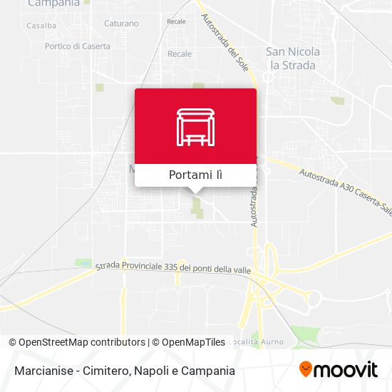 Mappa Marcianise - Cimitero