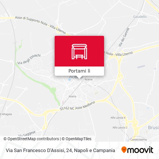 Mappa Via San Francesco D'Assisi, 24