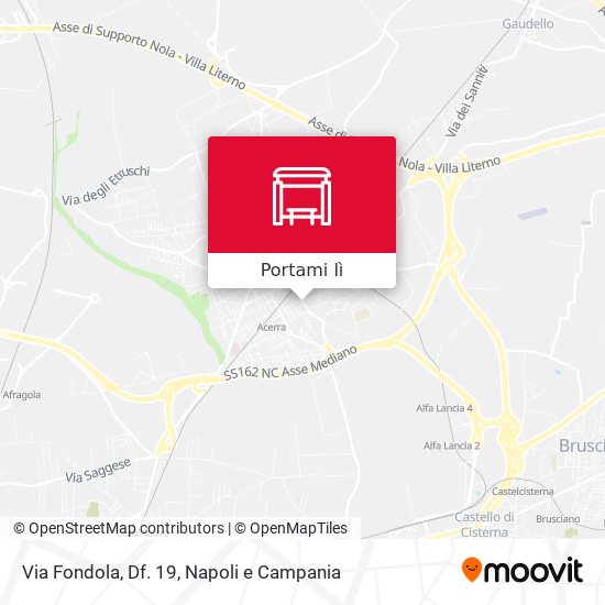 Mappa Via Fondola, Df. 19