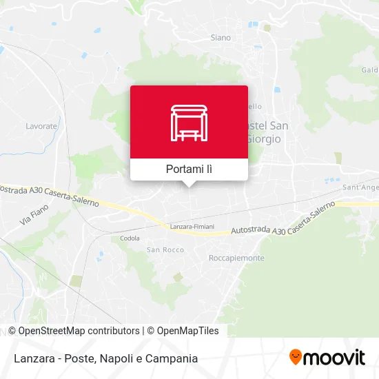 Mappa Lanzara - Poste