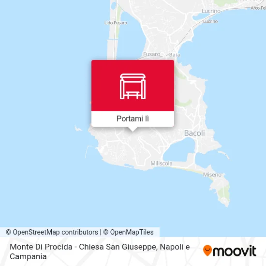 Mappa Monte Di Procida - Chiesa San Giuseppe
