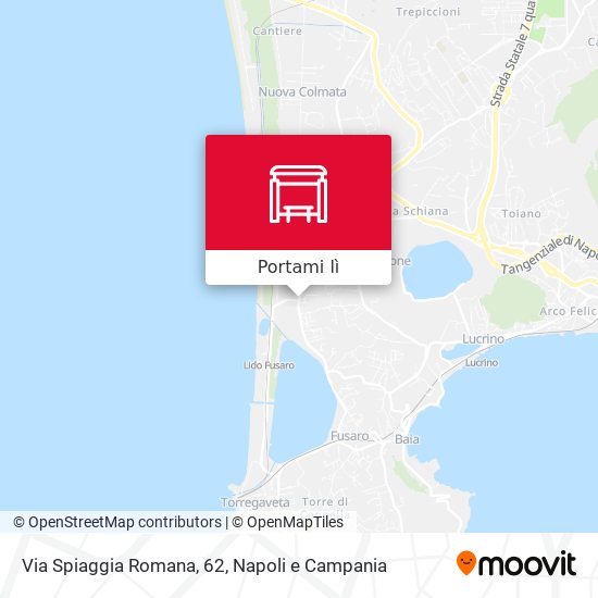 Mappa Via Spiaggia Romana, 62