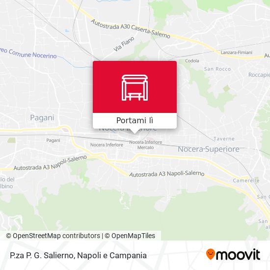 Mappa P.za P. G. Salierno