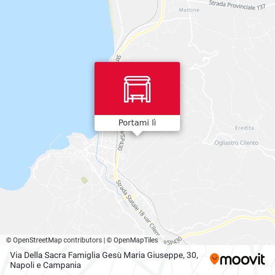 Mappa Via Della Sacra Famiglia Gesù Maria Giuseppe, 30