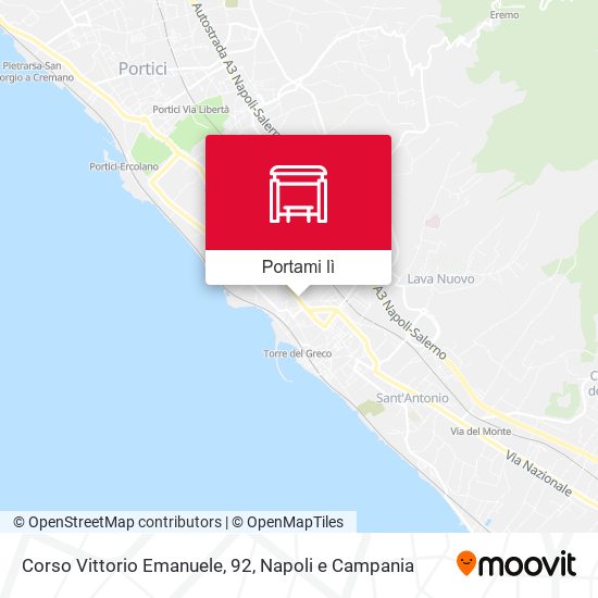 Mappa Corso Vittorio Emanuele, 92