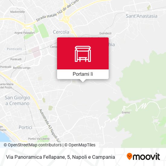 Mappa Via Panoramica Fellapane, 5