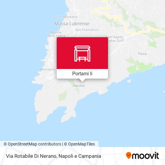 Mappa Via Rotabile Di Nerano