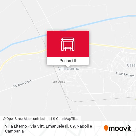 Mappa Villa Literno - Via Vitt. Emanuele Iii, 69