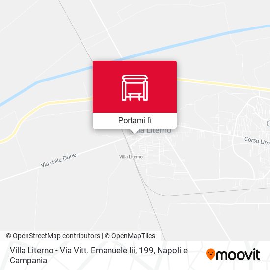 Mappa Villa Literno - Via Vitt. Emanuele Iii, 199