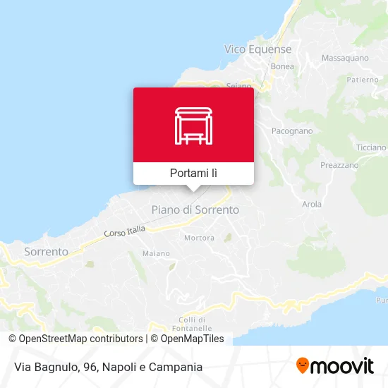 Mappa Via Bagnulo, 96