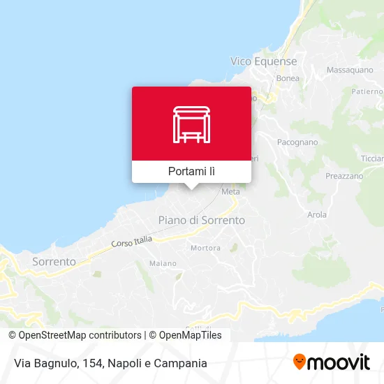 Mappa Via Bagnulo, 154