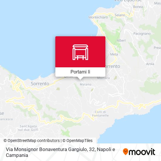 Mappa Via Monsignor Bonaventura Gargiulo, 32