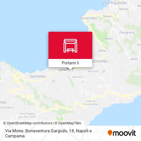 Mappa Via Mons. Bonaventura Gargiulo, 18