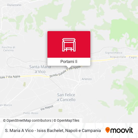 Mappa S. Maria A Vico - Isiss Bachelet