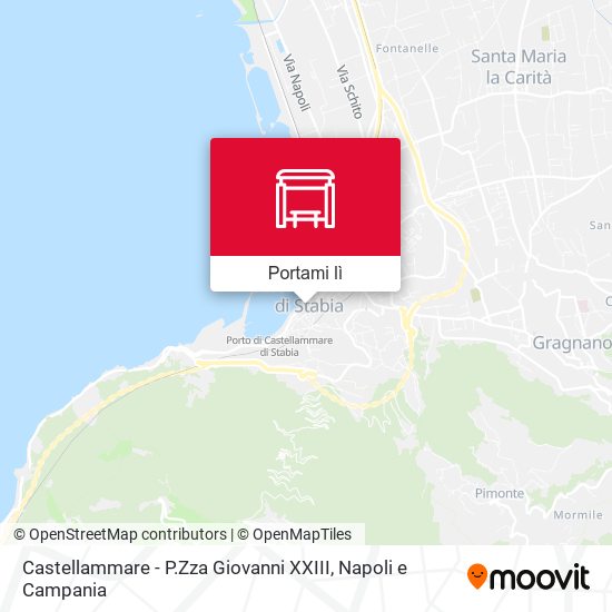 Mappa Castellammare - P.Zza Giovanni XXIII