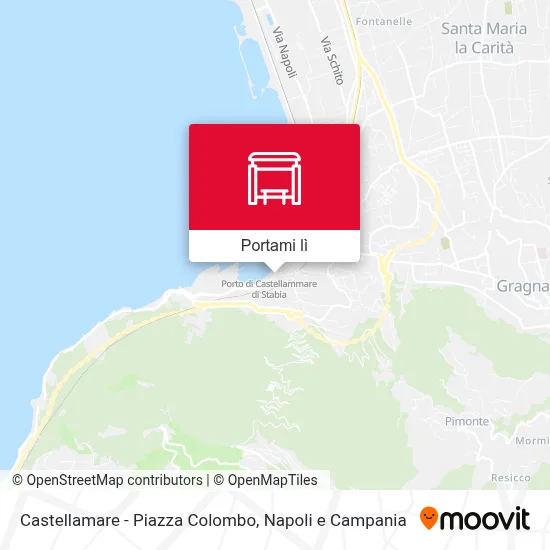 Mappa Castellamare - Piazza Colombo