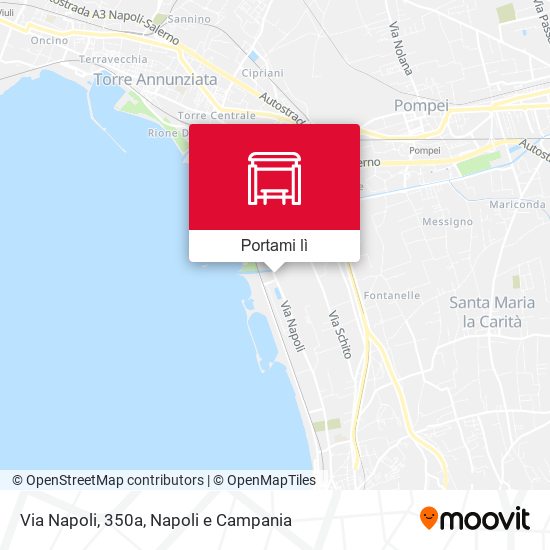 Mappa Via Napoli, 350a
