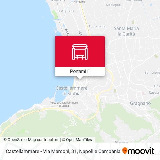Mappa Castellammare - Via Marconi, 31