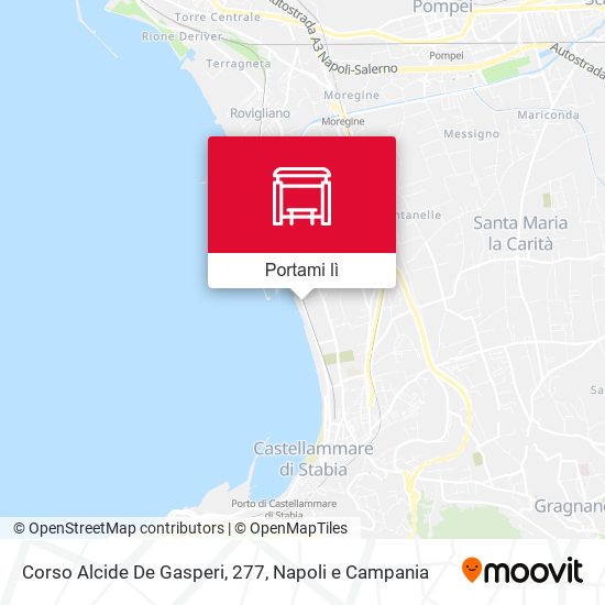 Mappa Corso Alcide De Gasperi, 277