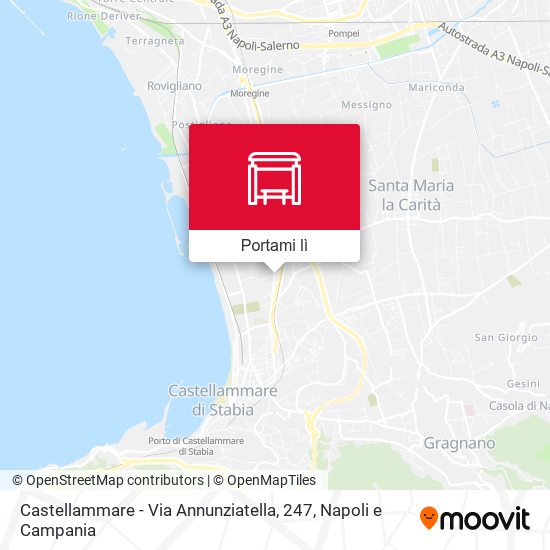Mappa Castellammare - Via Annunziatella, 247