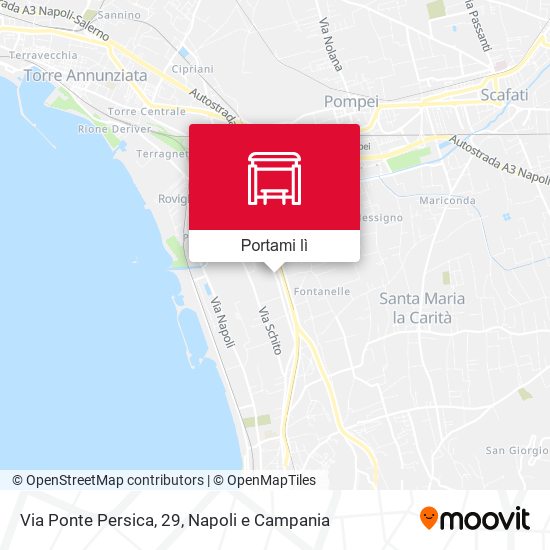 Mappa Via Ponte Persica, 29