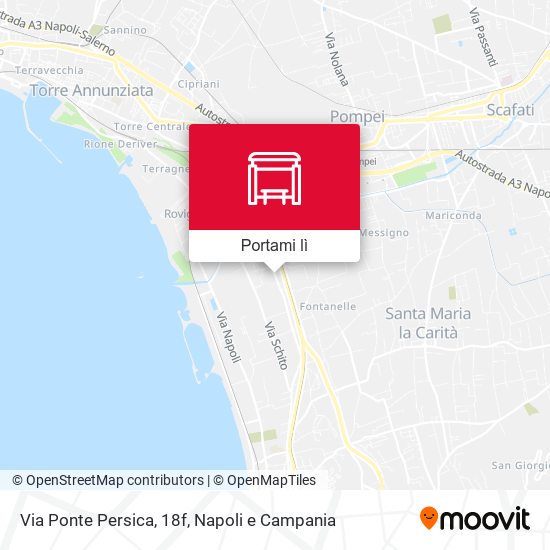 Mappa Via Ponte Persica, 18f