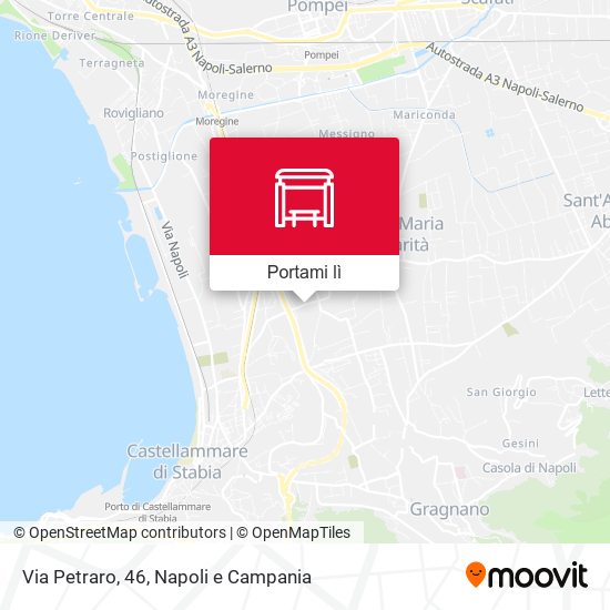 Mappa Via Petraro, 46