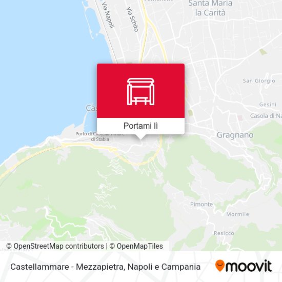 Mappa Castellammare - Mezzapietra