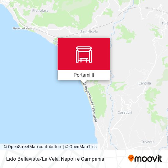 Mappa Lido Bellavista/La Vela