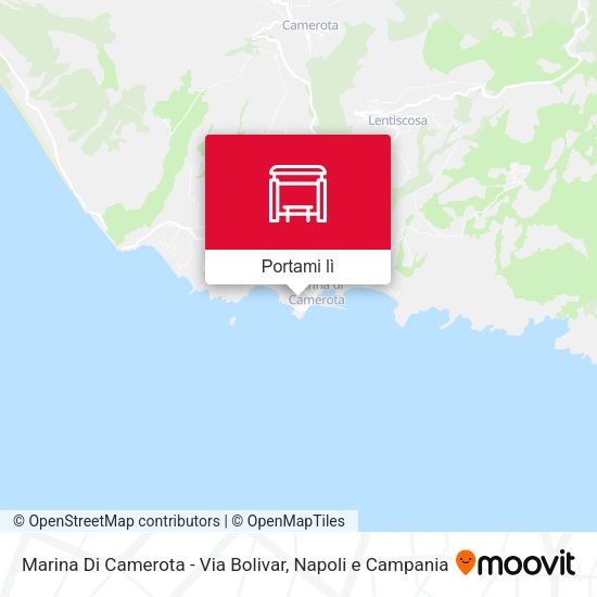 Mappa Marina Di Camerota - Via Bolivar