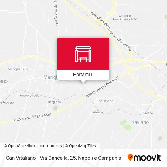 Mappa San Vitaliano - Via Cancella, 25