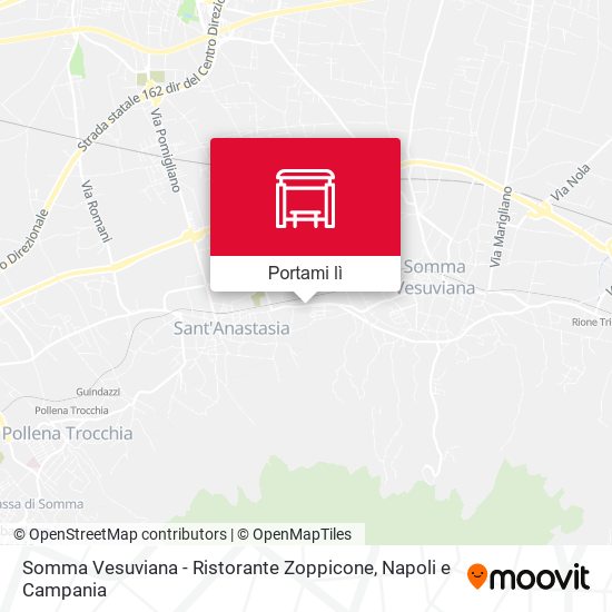 Mappa Somma Vesuviana - Ristorante Zoppicone