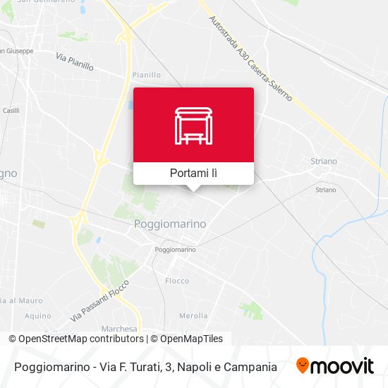 Mappa Poggiomarino - Via F. Turati, 3