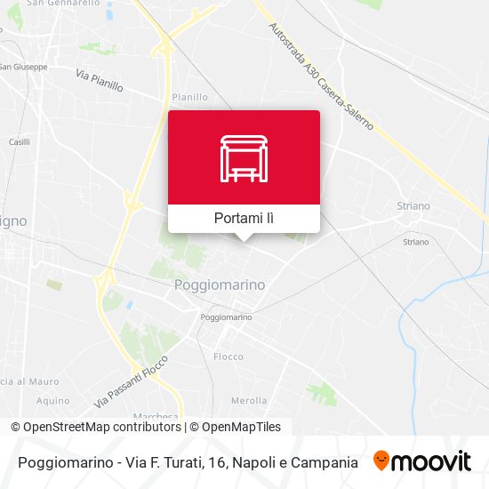 Mappa Poggiomarino - Via F. Turati, 16