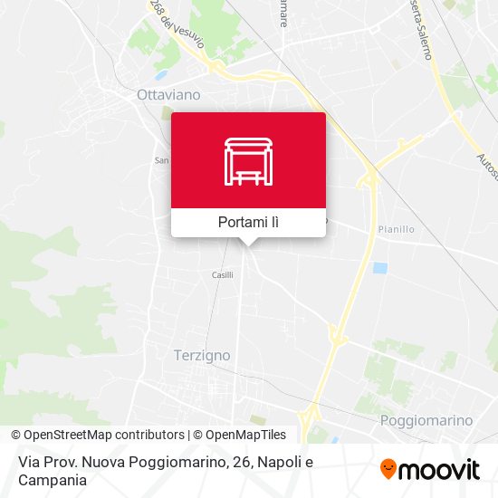 Mappa Via Prov. Nuova Poggiomarino, 26