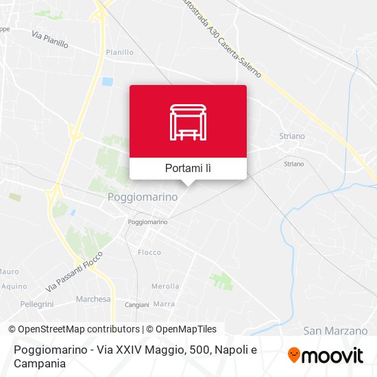 Mappa Poggiomarino - Via XXIV Maggio, 500